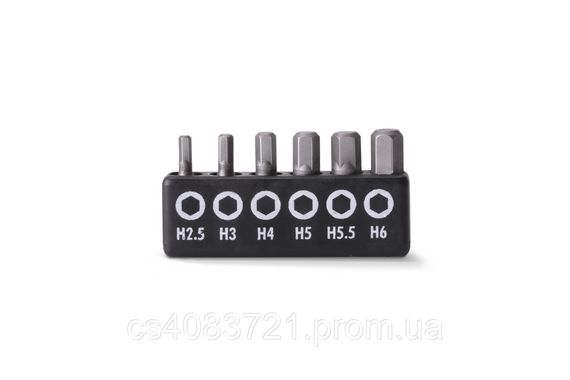 Набор насадок LT HEX 2,5/3/4/5/5,5/6 25 мм 6 шт. (501-106)