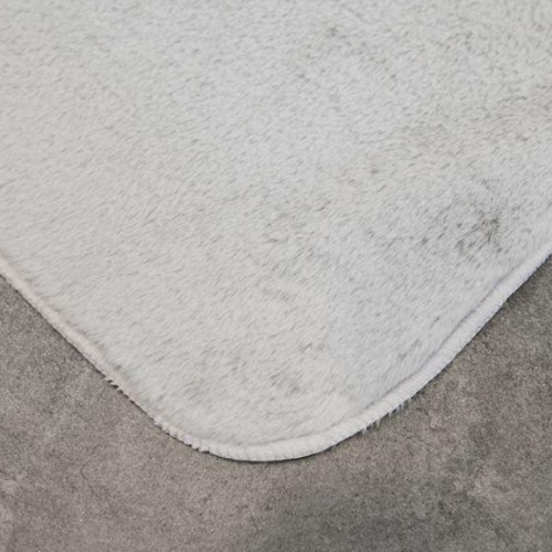 Килимок для підлоги з еко-хутра ТМ Dariana Moonbeam 60*90 см світло-сірий | Зображення 6