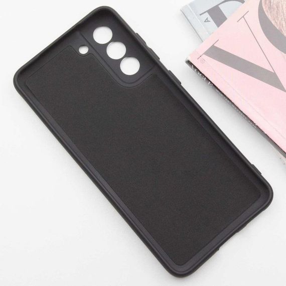 Чохол TPU GETMAN Liquid Silk Full Camera для Samsung Galaxy S22 Чорний / Black | Зображення 2