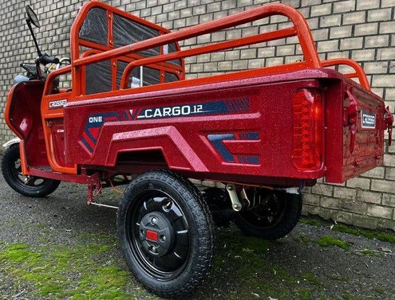 Электротрицикл Crosser CARGO 12 1000–1500W 60V 32Ah, самосвал, грузовой электроскутер до 300 кг | Зображення 4