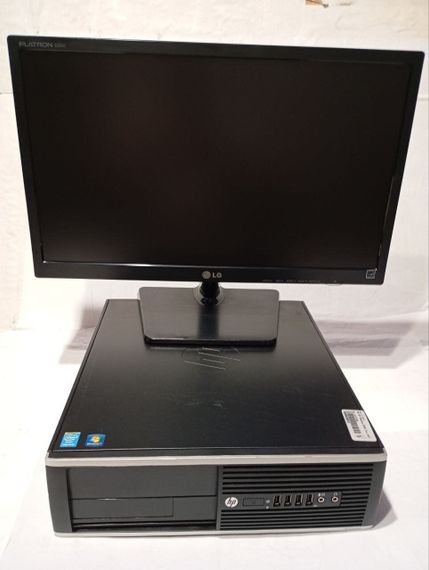 Комплект ПК Б-клас: HP Compaq Pro 6300 SFF / Intel Core i5-3470 (4 ядра по 3,2 - 3,6 ГГц) / 8 ГБ DDR3 / 500 ГБ HDD / Intel HD Graphics 2500 + Монітор LG Flatron E2242C-BN / 22" (1920x1080) TN / 1x VGA / VESA 75x75 б/в | Зображення 1