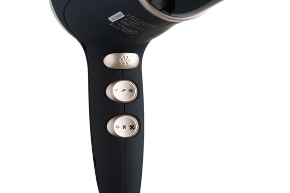 Фен Ardesto HD-522 /1800-2200Вт/2 скорости/3 темпер. режима/функция Cool Shot/черный (HD-522) | Зображення 2