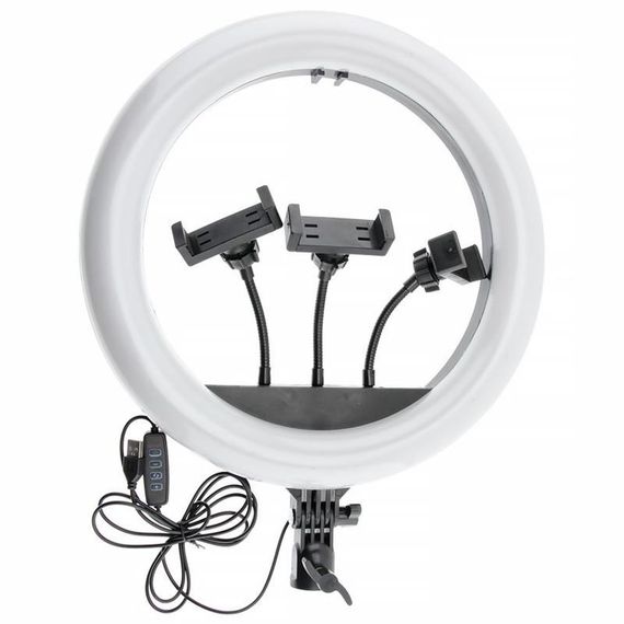 Кільцева світлодіодна LED лампа XD360 14" Black