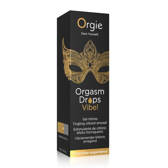 Кліторальні краплі з вібрацією ORGASM DROPS VIBE!,15 мл ORGIE (Бразилія-Португалія) | Зображення 2