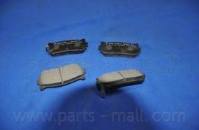 Колодка гальм. диск. KIA CARENS (вир-во PARTS-MALL) PARTS-MALL PKB008 на KIA CREDOS (K9A)