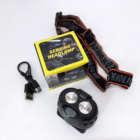 Легкий налобный фонарь для рыбалки Bailong, Фонарь для ночной езды Очень мощный налобный ZK-59 | Зображення 4