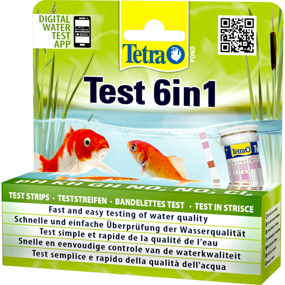 Набір індикаторних тестів Tetra Pond Test 6in1 для ставка для перевірки показників якості води 25 шт | Зображення 2