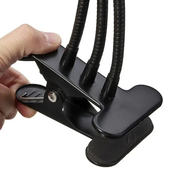 Світлодіодна фітолампа 3 головки з гнучким дизайном, USB живлення та контролером, 60 Вт, XPRO (234568582_516) | Зображення 3