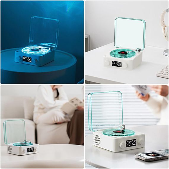 Бездротова музична колонка з годинником XPRO акустика Bluetooth 5 Вт (47179-_465) | Зображення 3