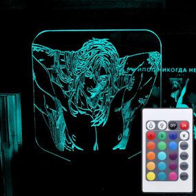 Акриловый светильник-ночник с пультом 16 цветов ДжоДжо 2 tty-n001932