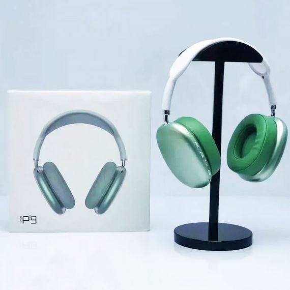 Бездротові навушники Bluetooth P9 STEREO навушники для музики для спорту з шумозаглушенням. Колір: зелений | Зображення 4