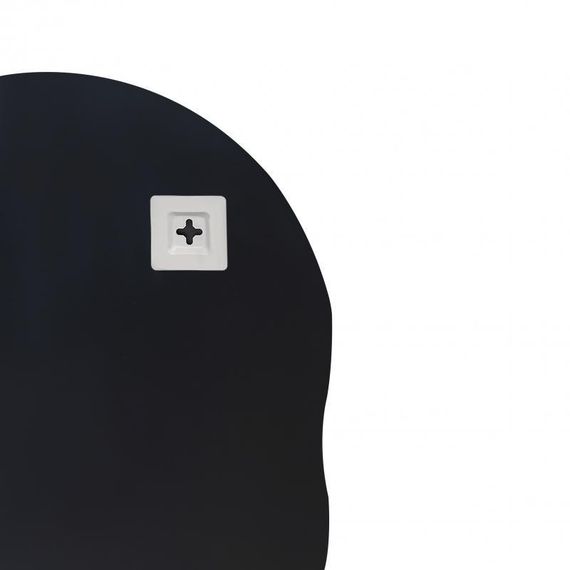 Дзеркало Lidz Anny 140.07.02 425х575х105 настінне з пілочкою прямокутне з дугоподібним верхом і фігурними боками LD78AN4557 | Зображення 4