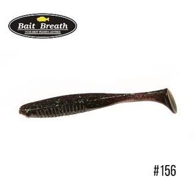 Силіконова приманка, Їстівний силікон Bait Breath E.T.Shad 2,8" (8 шт) (156  Junebug / Green)