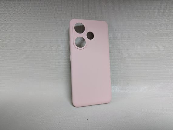 Чохол М'який Протиударний Xiaomi Poco F6 Soft Touch Пудровий