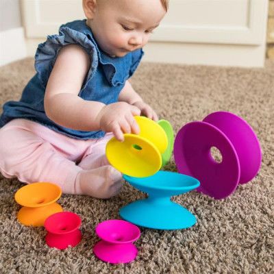 Развивающая игрушка Fat Brain Toys Spoolz Цветные катушки (FA181-1) - Топ Продаж! | Зображення 5
