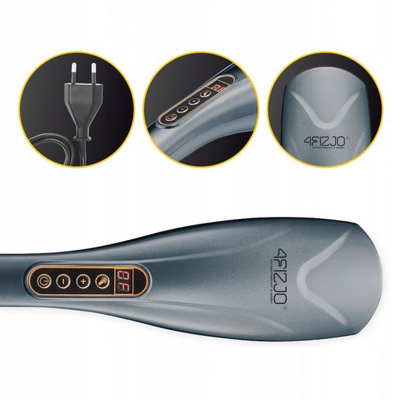 Ручний вібраційний масажер для тіла 4FIZJO Long Stick 7 в 1 4FJ0555 Grey (P-5907739319135) | Зображення 2