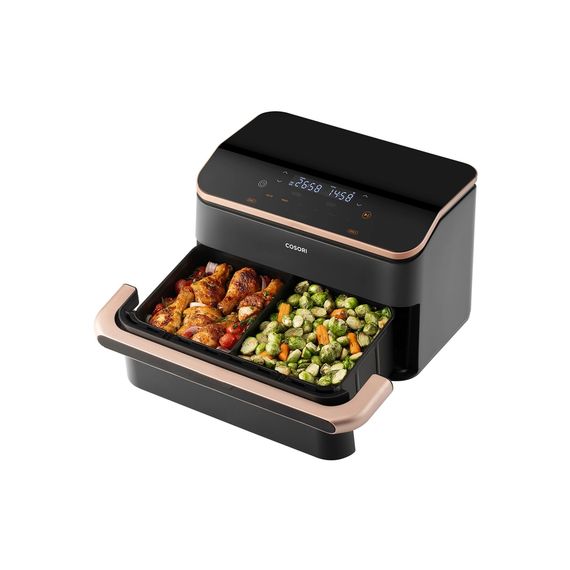 Мультипіч Cosori Dual Blaze Twinfry 10-Litre CAF-TF101S-AEUR | Зображення 2