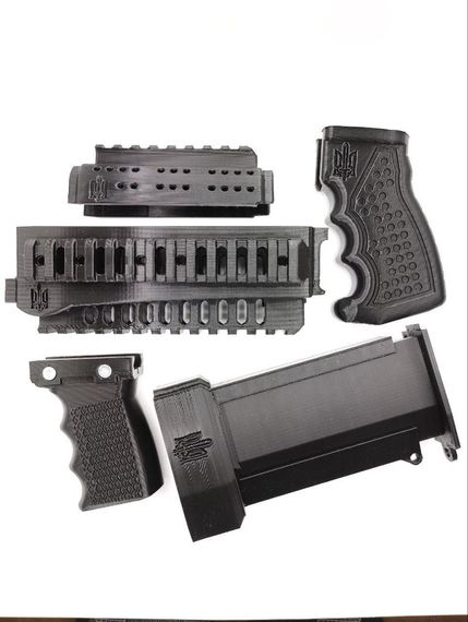 Комплект обвісу #6 для АК-74, АК-47, АКМ. чорного кольору