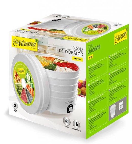 Сушилка для овощей и фруктов Maestro MR-766 520 Вт | Зображення 1