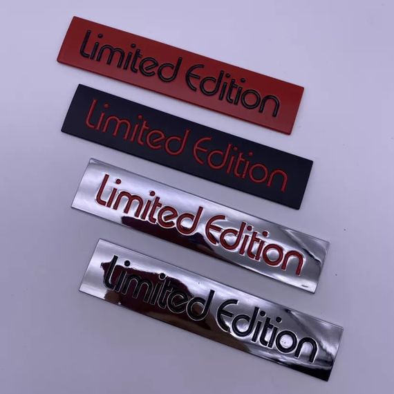 Шильд значок емблема шильдик автомобіля limited edition червоний | Зображення 1