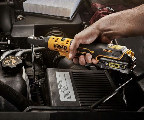 Гайковерт угловой - ключ-храповик аккумуляторный DeWalt без АКБ и ЗУ DCF500N | Зображення 5