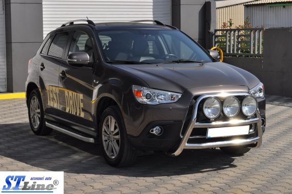 Кенгурятник WT018 (нерж.) для Mitsubishi ASX 2010-2023 гг | Зображення 3