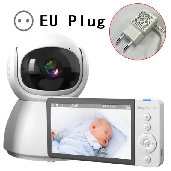 Цифровая видеоняня радионяня baby monitor hd screen mini nyana | Зображення 2
