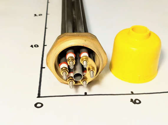 Блок Тэнов 4500w с резьбой 1,5" Kawai | Зображення 2