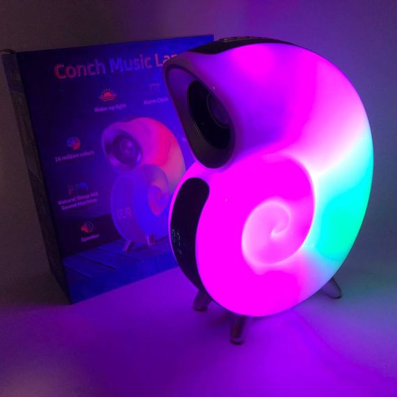 Светильник с беспроводной зарядкой INSPIRE N70 APP 6W, Беспроводная зарядная станция KW-697 с колонкой | Зображення 6