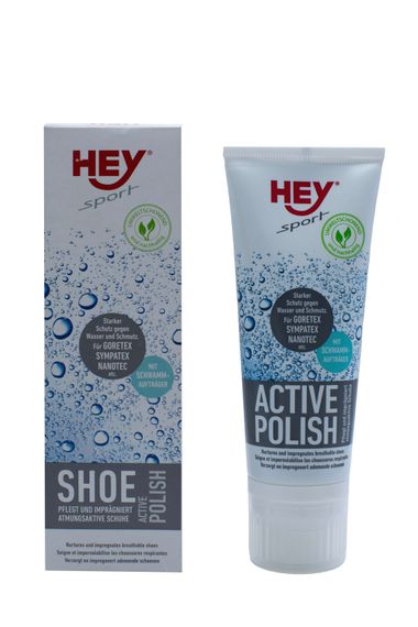 Водовідштовхуюче просочення для взуття HeySport Activ-Polish 75ml, Чорний | Зображення 1
