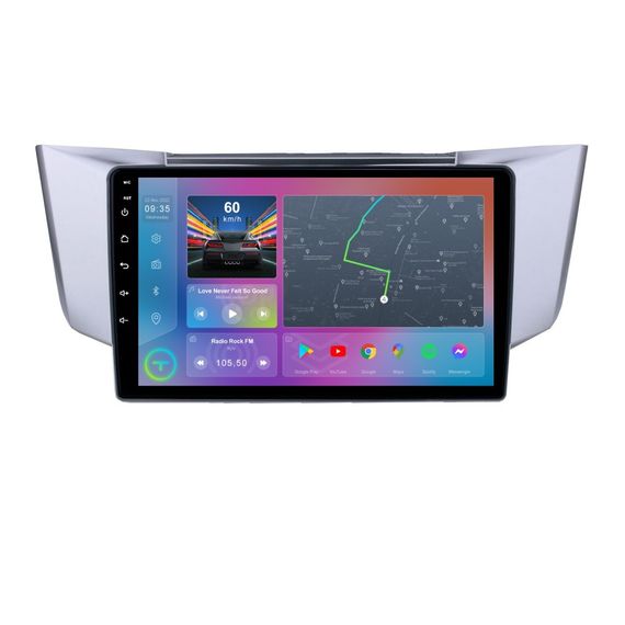 Штатна магнітола Torssen Lexus RX 03-09, Toyota Harrier Silver FL9 4+64Gb 4G Carplay DSP | Зображення 1