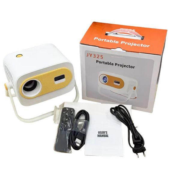 Проектор 4k Android JY325 White / Orange | Зображення 5