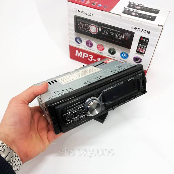 Магнітола в машину з флешкою MP3-1097 BT ISO, Бездискові автомагнітоли 1 din, Автомагнітофон 1din ML-83 | Зображення 8