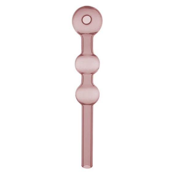 Скляна Трубка Колба "Three Balls Pink"