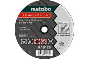 Круг відрізний Metabo FLEXIAMANT SUPER 230X3,0X22,23 алюміній, TF 41 616126000