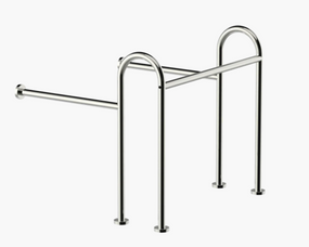 Поручень опорний під раковину Maxiflow для людей з обмеженими можливостями (4838.7080P.304.00)