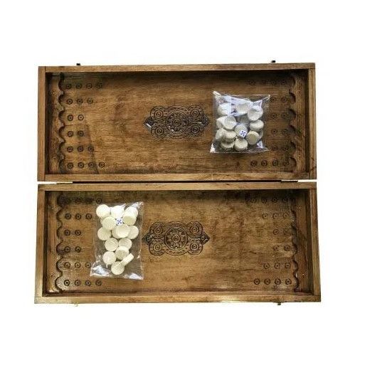 Нарды деревянные ручной работы Backgammon 1 NR - 5244, 32 фишки двух цветов | Зображення 1