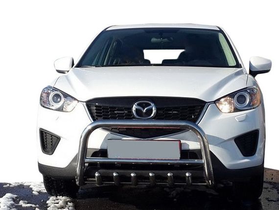 Передняя защита WT021 (нерж.) для Mazda CX-5 2012-2017 гг
