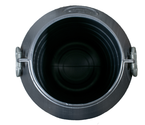 Бочка пластиковая 120 л техническая черная бидон  широкая горловина бочка для воды | Зображення 2