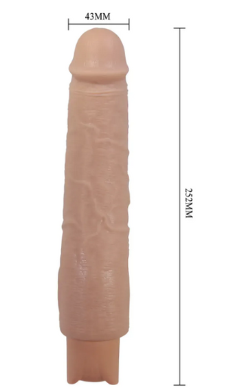 Перезаряджається вібратор реаліст Pretty Love - Soren Realistic Vibrating Dildo, BW-500083 Sex Aura | Зображення 4