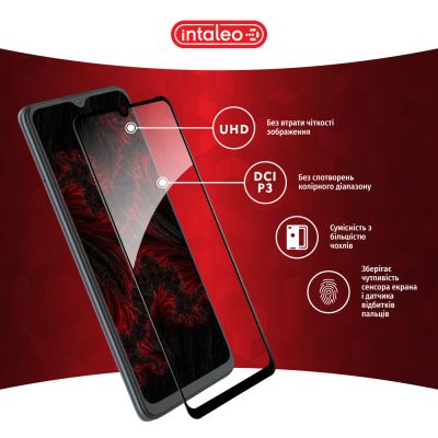 Стекло защитное Intaleo Full Glue ZTE Blade A52 Black (1283126545511) | Зображення 3