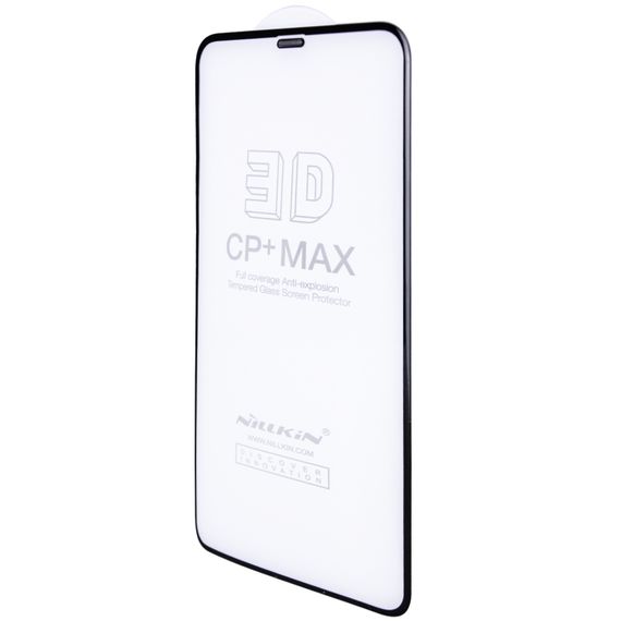 Захисне скло Nillkin (CP+ max 3D) (full glue) для Apple iPhone 11 Pro Max (6.5") / XS Max (6.5") Чорний | Зображення 1