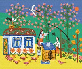 Біля криниці © Марія Примаченко