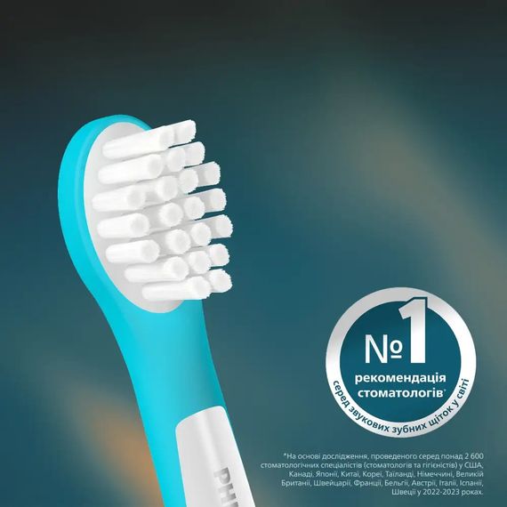 Насадки для дитячої електрощітки Philips Sonicare HX6032/90 For kids - 2 шт. (від 3 років) | Зображення 2