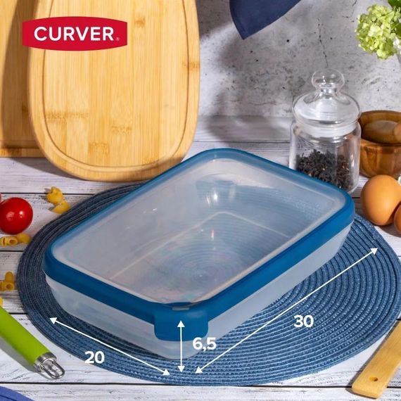 Контейнер для їжі харчовий пластиковий з кришкою Curver Grand Chef 2.6 л (000009) | Зображення 5