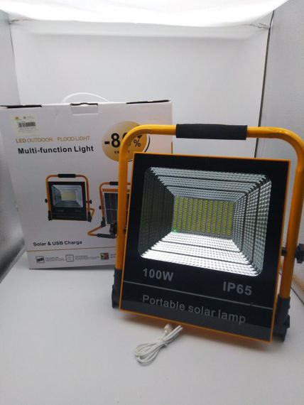 Прожектор IP100W+SOLAR
