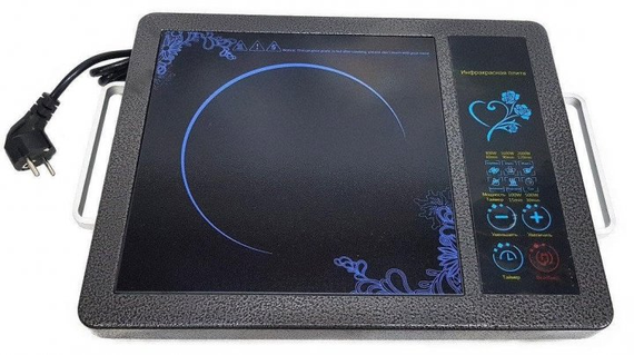 Электроплита инфракрасная Domotec MS-5842 2000 Вт | Зображення 2