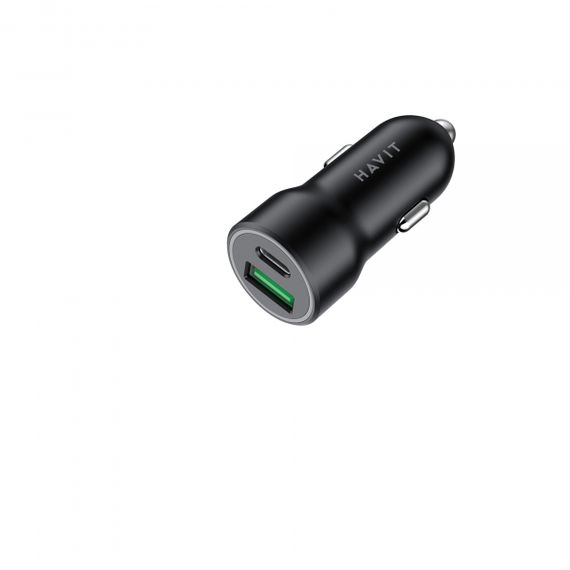 Автомобільний зарядний пристрій HAVIT HV-CC613 20W USB+USB-C | Зображення 5