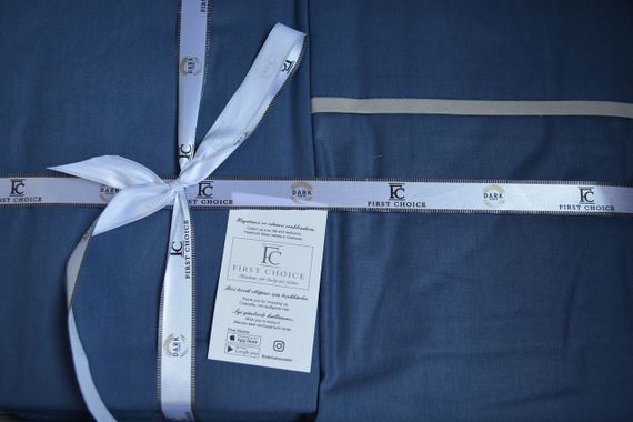 Постельное белье First Choice Ranforce Deluxe DARK 200 х 220 см Alisa Denim | Зображення 4