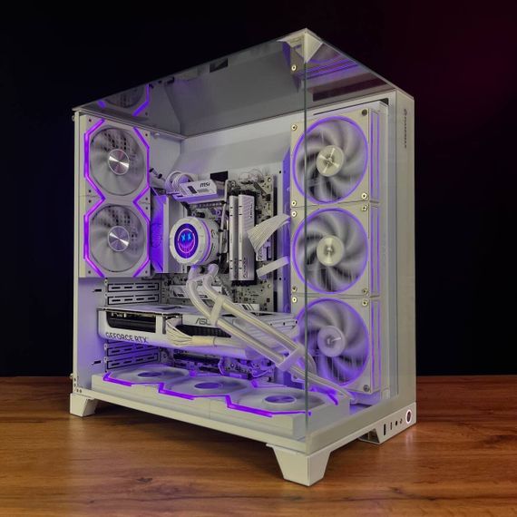 Збірка на замовлення: ПК GameMax Infinity Pro White Tower / AMD Ryzen 7 7800X3D (8 (16) ядер по 4.2 - 5.0 GHz) / 32 GB DDR5 / 2000 GB SSD M.2 / nVidia GeForce RTX 5070, 12 GB GDDR7, 192-bit / 850W | Зображення 2